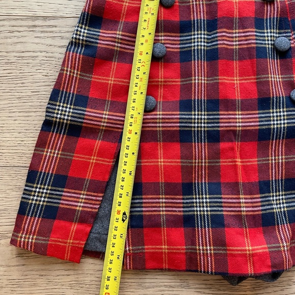 Plaid Skort size 0-2 - Picture 5 of 6